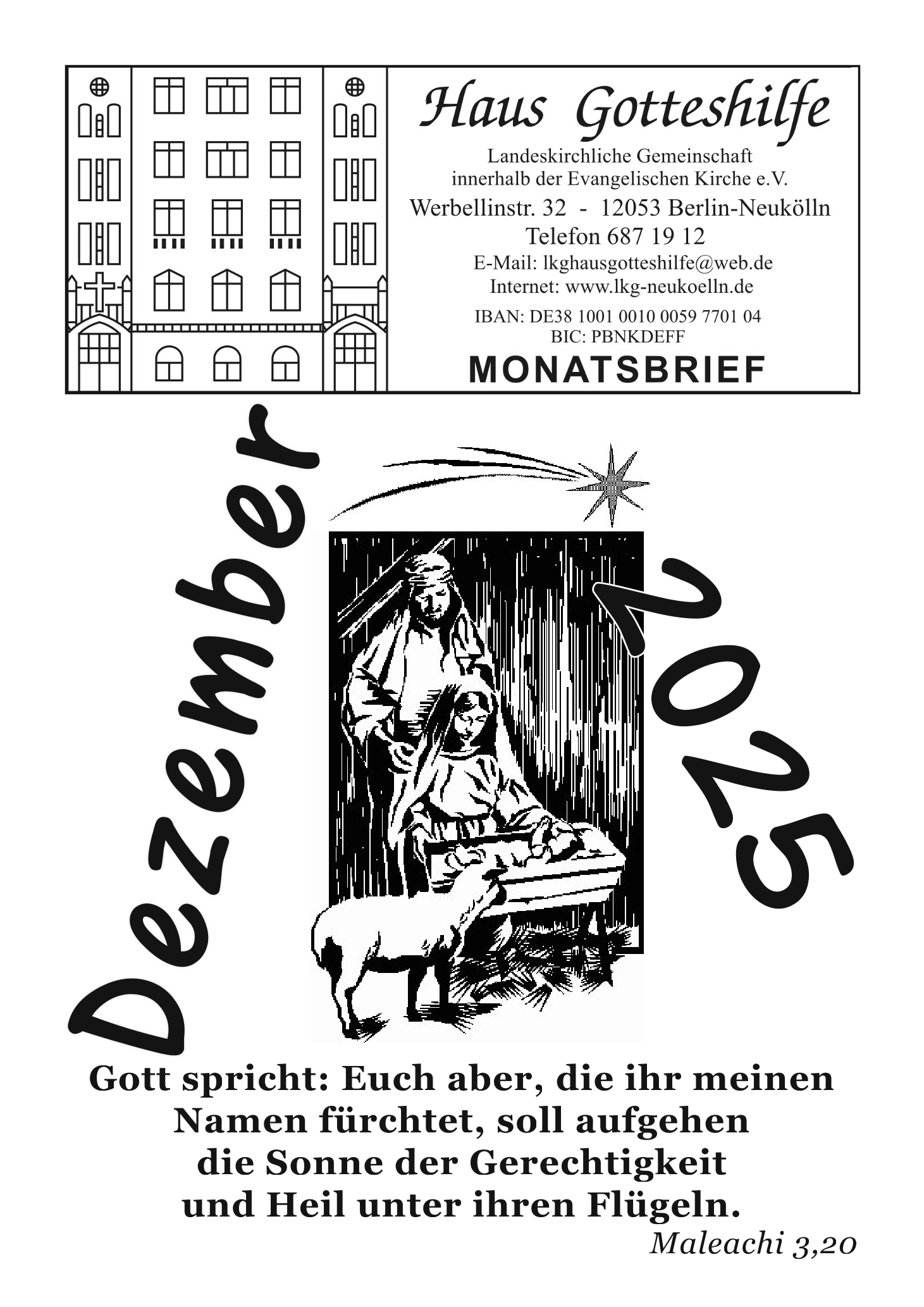 Monatsbrief Dezember 2025 Seite 1