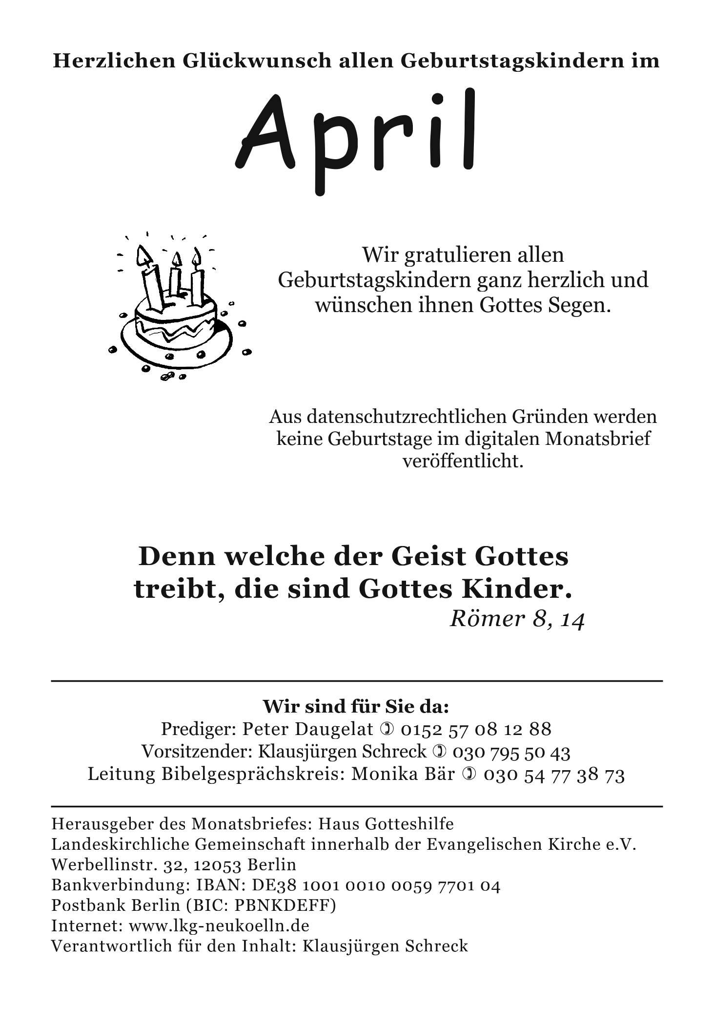 Monatsbrief April 2026 Seite 8