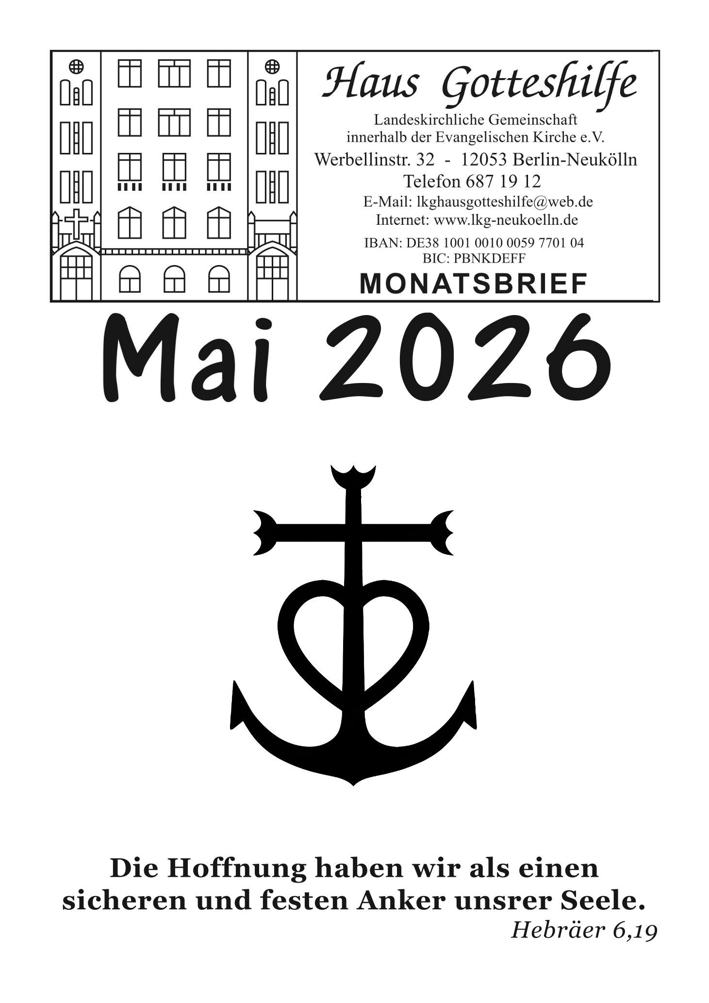 Monatsbrief Mai 2026 Seite 1