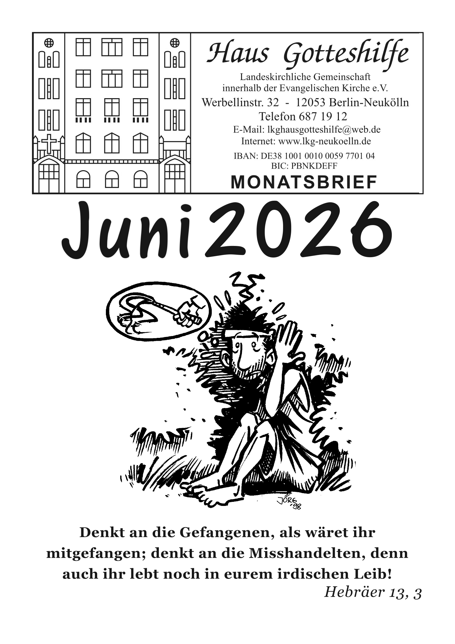 Monatsbrief Juni 2026 Seite 1