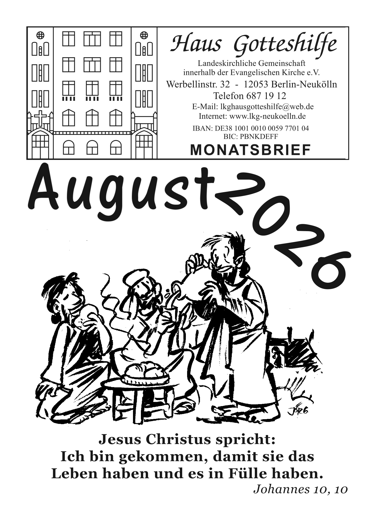 Monatsbrief August 2026 Seite 1