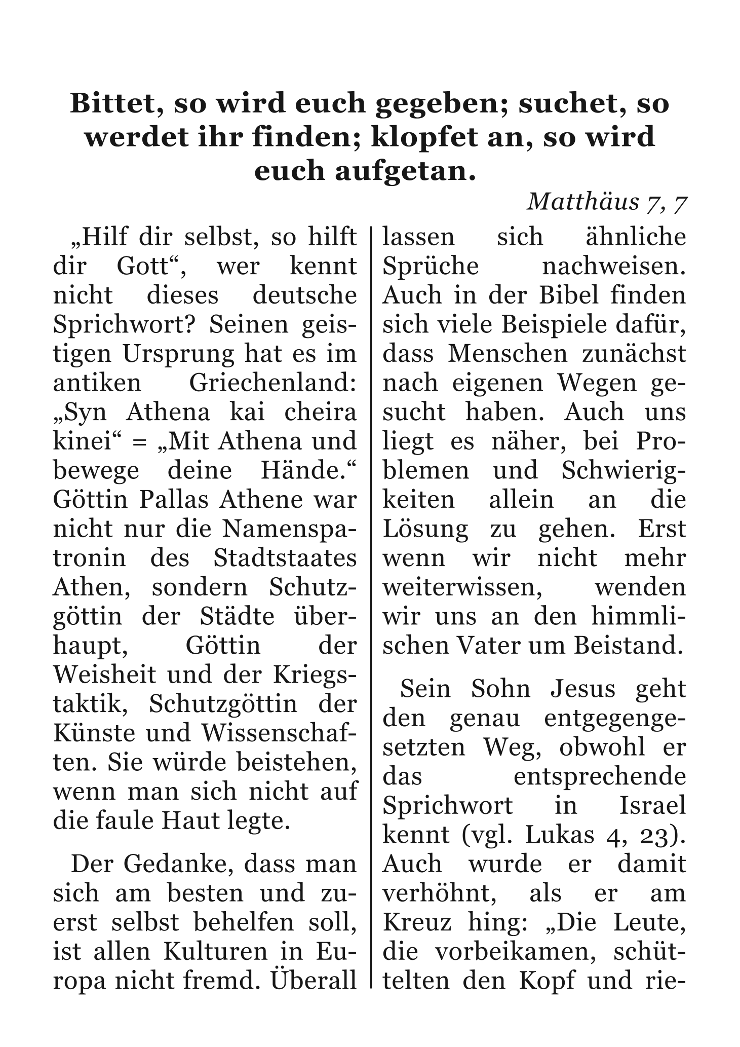 Monatsbrief August 2026 Seite 2