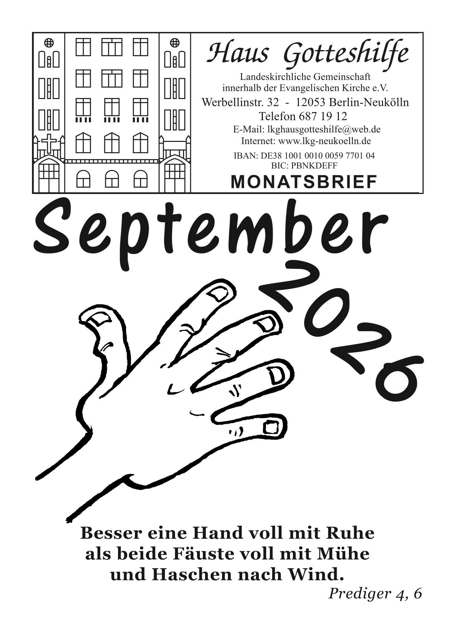 Monatsbrief September 2026 Seite 1